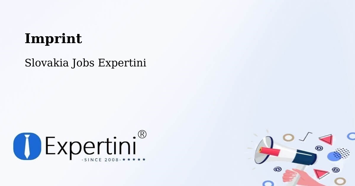 Imprint – Prievidza - Slovakia Jobs Expertini